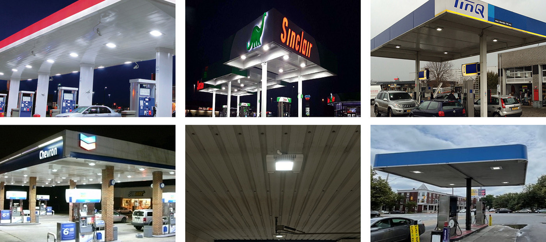 Reduce Gas Station Energy Costs with Choierlight LED Canopy Lights