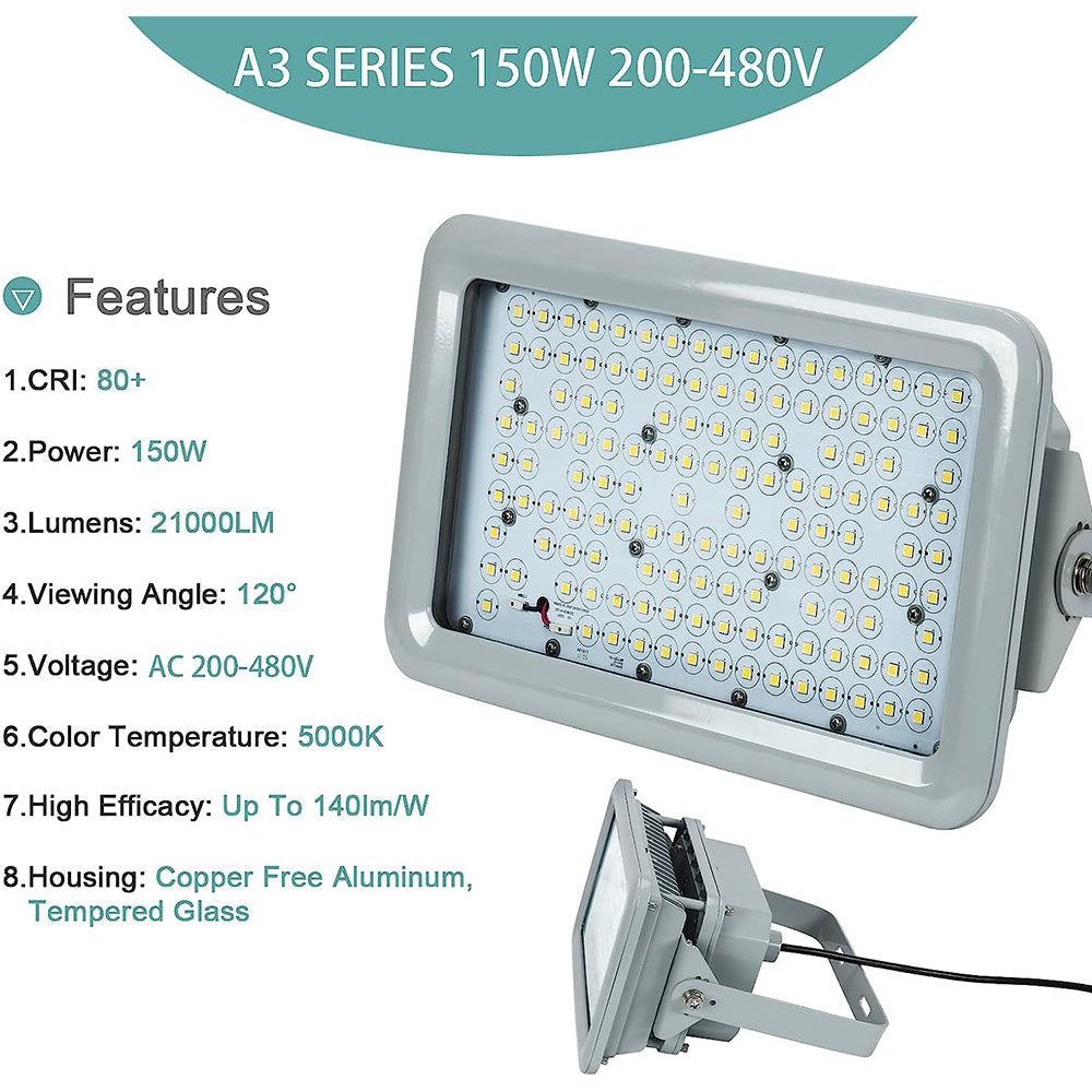 150w 480v led flood light hazardous area