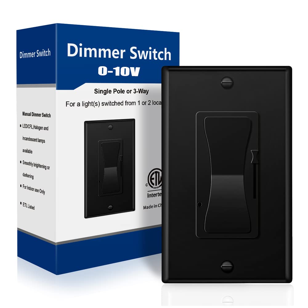 dimmer switch black