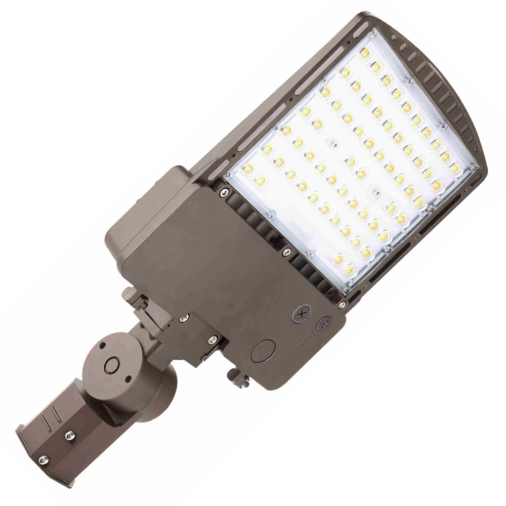 100W 140W 180W 250W 300W 400W LED Shoebox Light 3000K/4000K/5000K Tunable Dimmable Commercial Outdoor Parking Lot Lights,Mount/High Voltage Optional UL DLC Listed