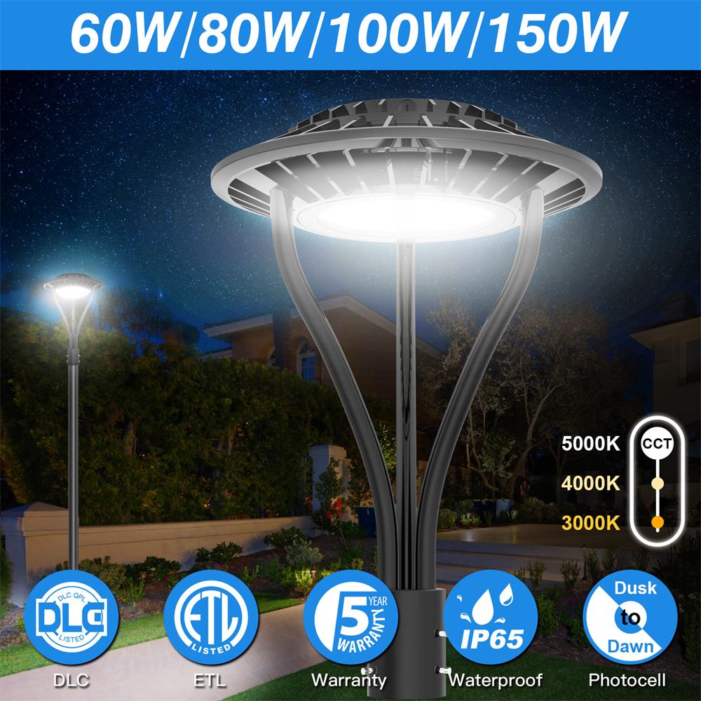 LED Street Post Top Area Circular Lights 