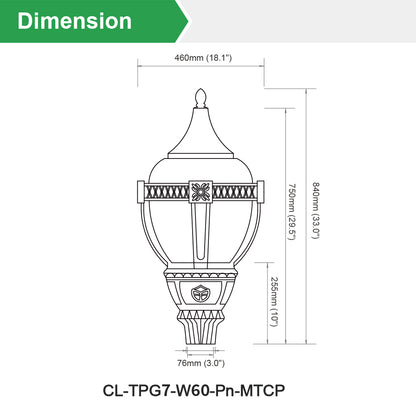 60w area light 