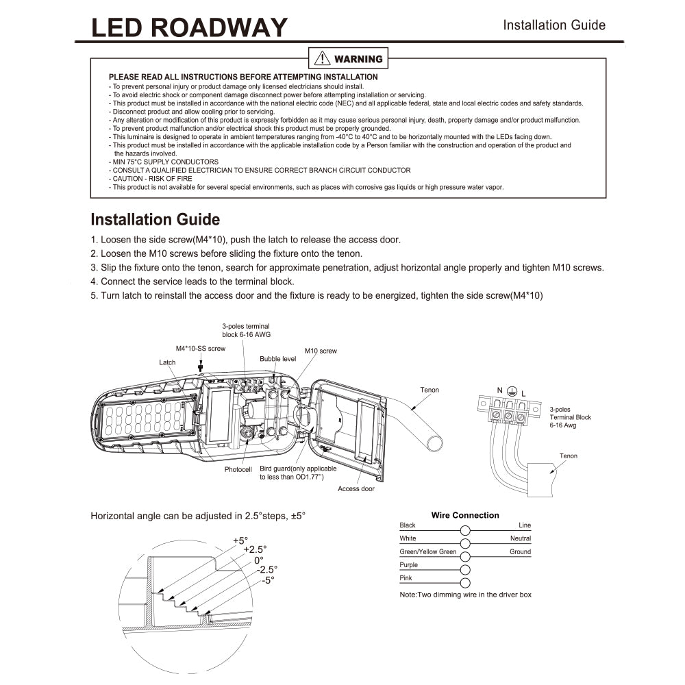 led roadway lights