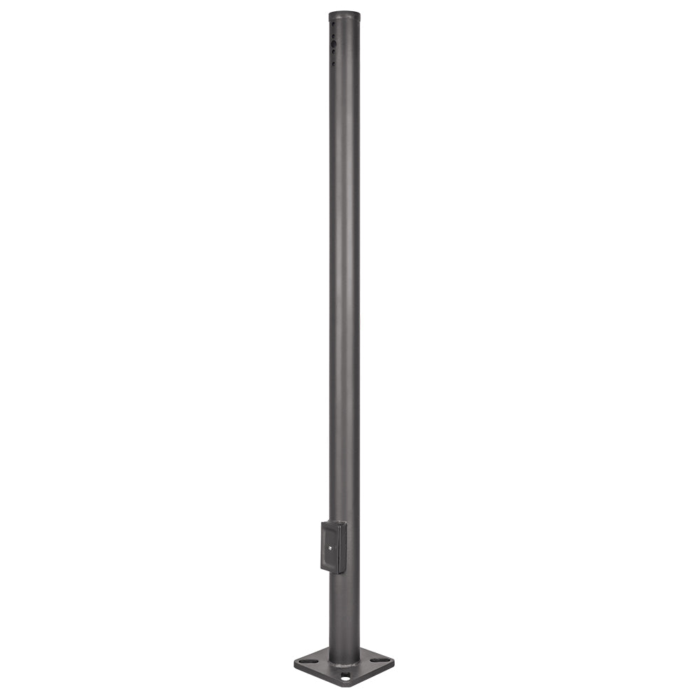 straight round steel poles