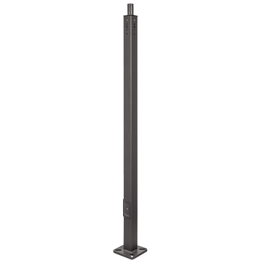 4in 10ft 15ft 20ft 25ft & 5in 30ft Square Steel Light Pole, Heavy Duty Steel Lamp Poles For Outdoor LED Parking Lot Light, All Accessories Included