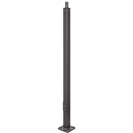 4in 10ft 15ft 20ft 25ft & 5in 30ft Square Steel Light Pole, Heavy Duty Steel Lamp Poles For Outdoor LED Parking Lot Light, All Accessories Included