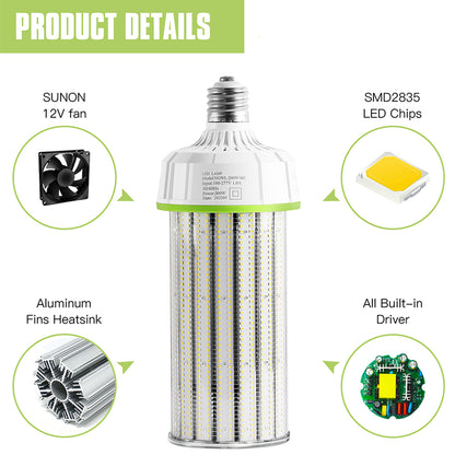 150w led corn light bulb 5000k