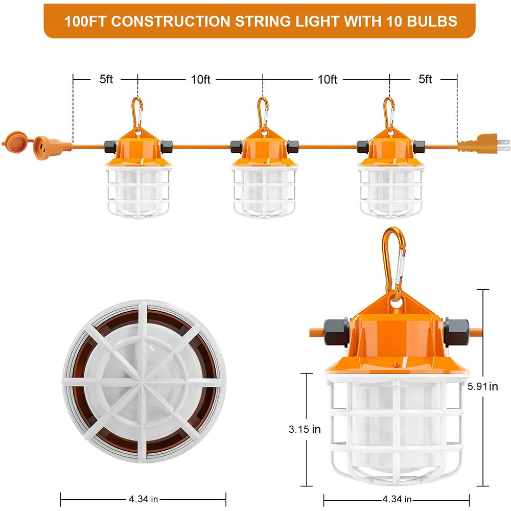 led string work lights 100ft