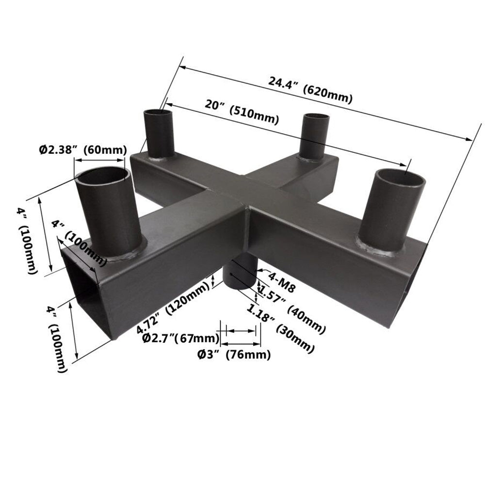 Bullhorn Light Pole Brackets