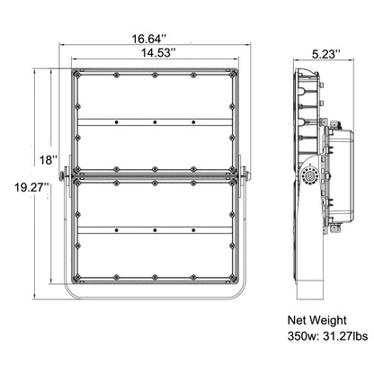 outdoor flood light fixture