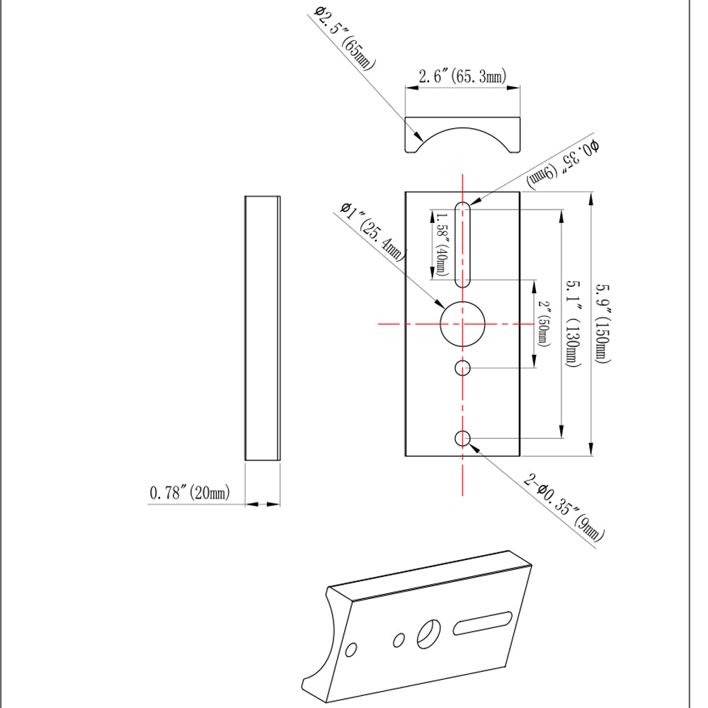 round bar adaptor