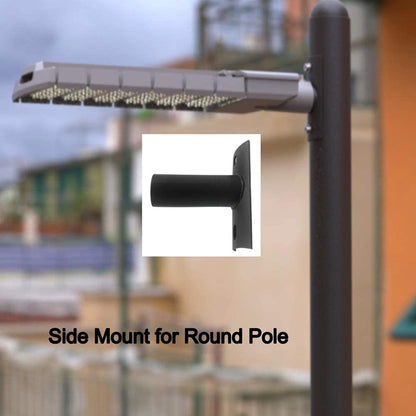 side mount for round pole