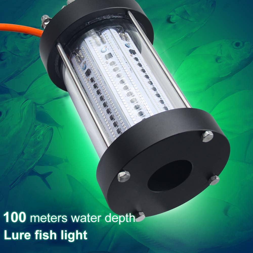 500W Green Fishing Light AC 110V 35000LM IP68 LED Night Fish