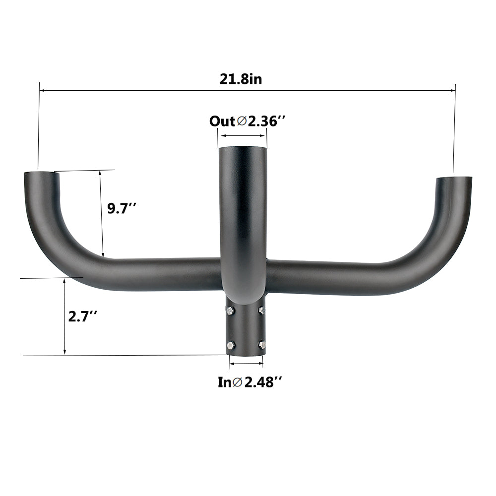 Bullhorn - Quad Tenon Adapter - 4 Light Bullhorn Light Pole Adapter