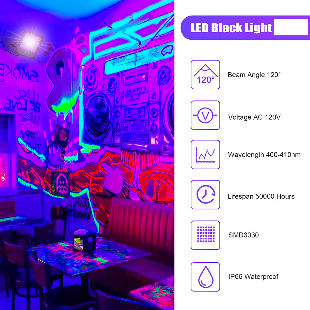 led black light lamp