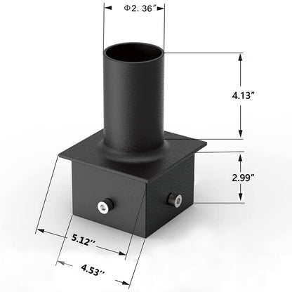 2.38 inch OD Internal Tenon Adaptor