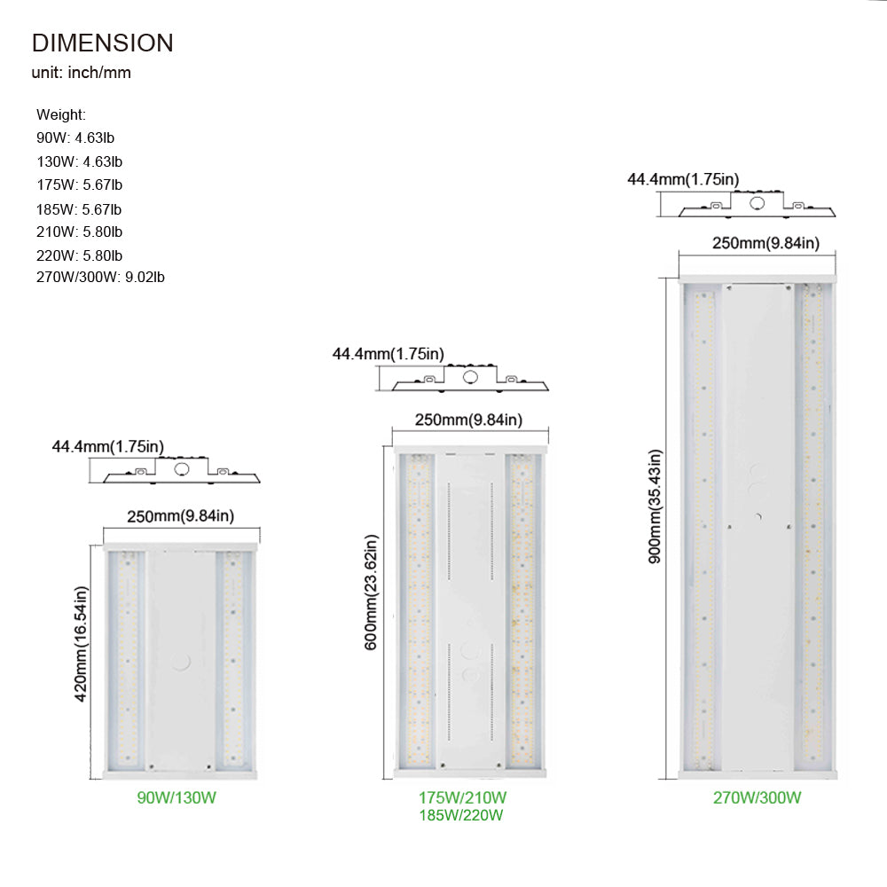 linear led high bay lights