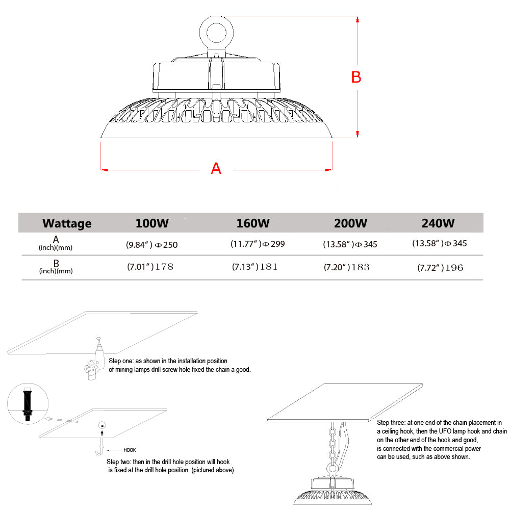 warehouse lighting fixtures