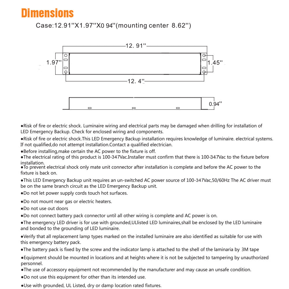 LED Emergency Equipment 