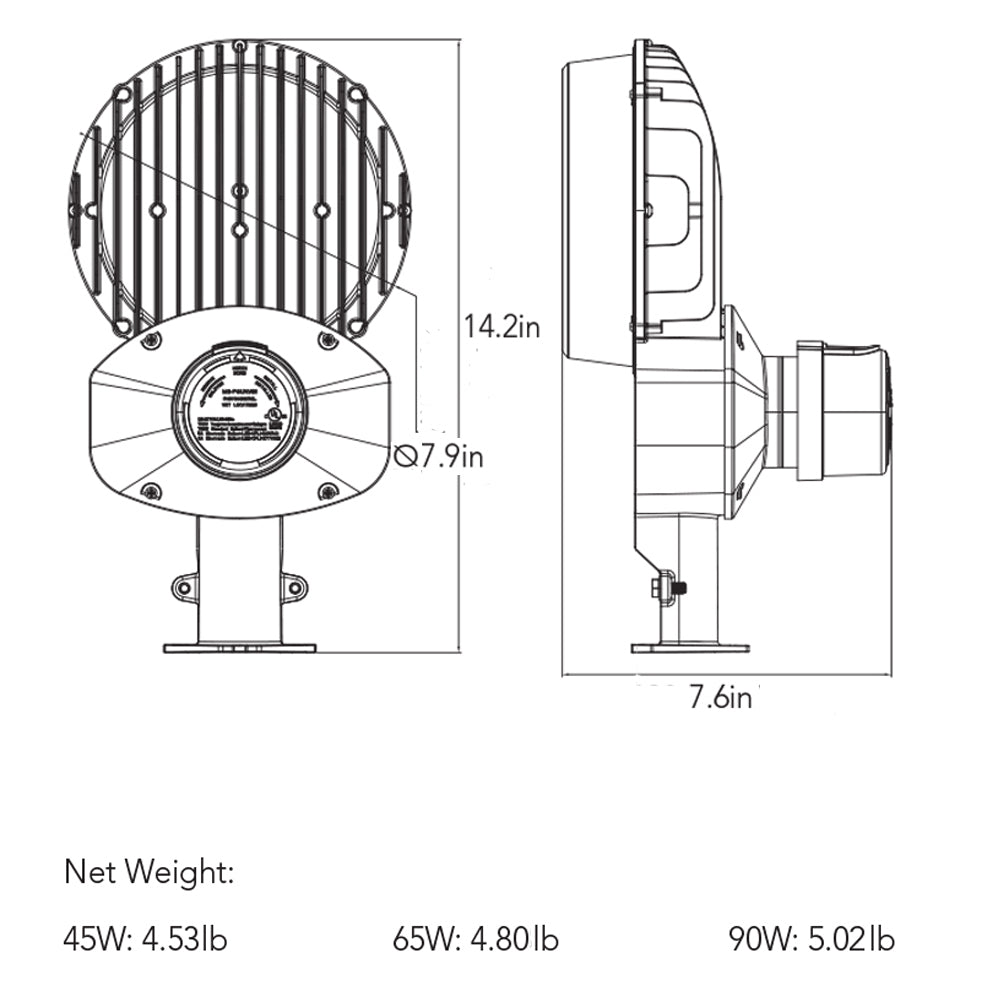 led dusk to dawn outdoor lighting