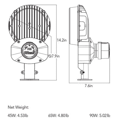 led dusk to dawn outdoor lighting