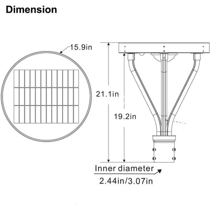 yard post light