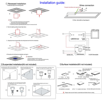 led panel lights ceiling