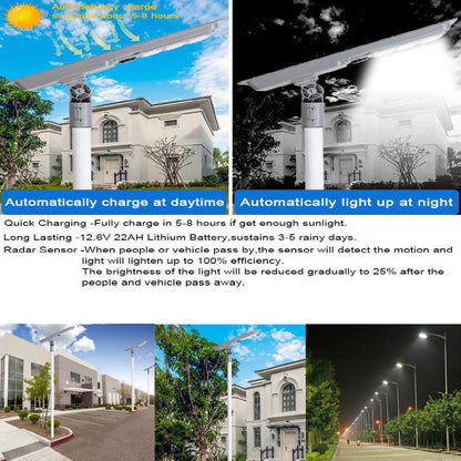 solar street lights outdoor