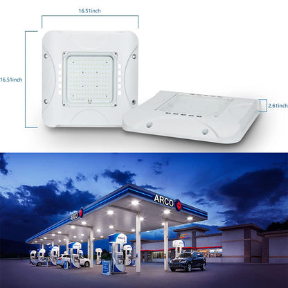 led canopy lights for petrol station