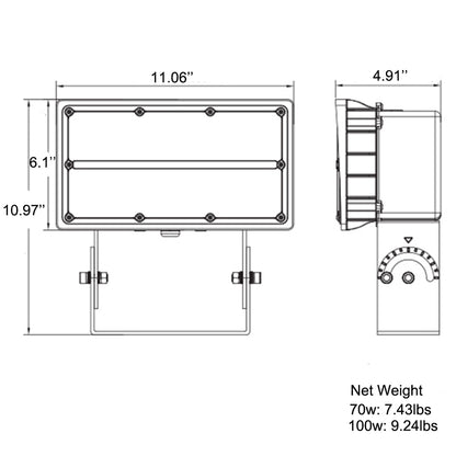 exterior flood light