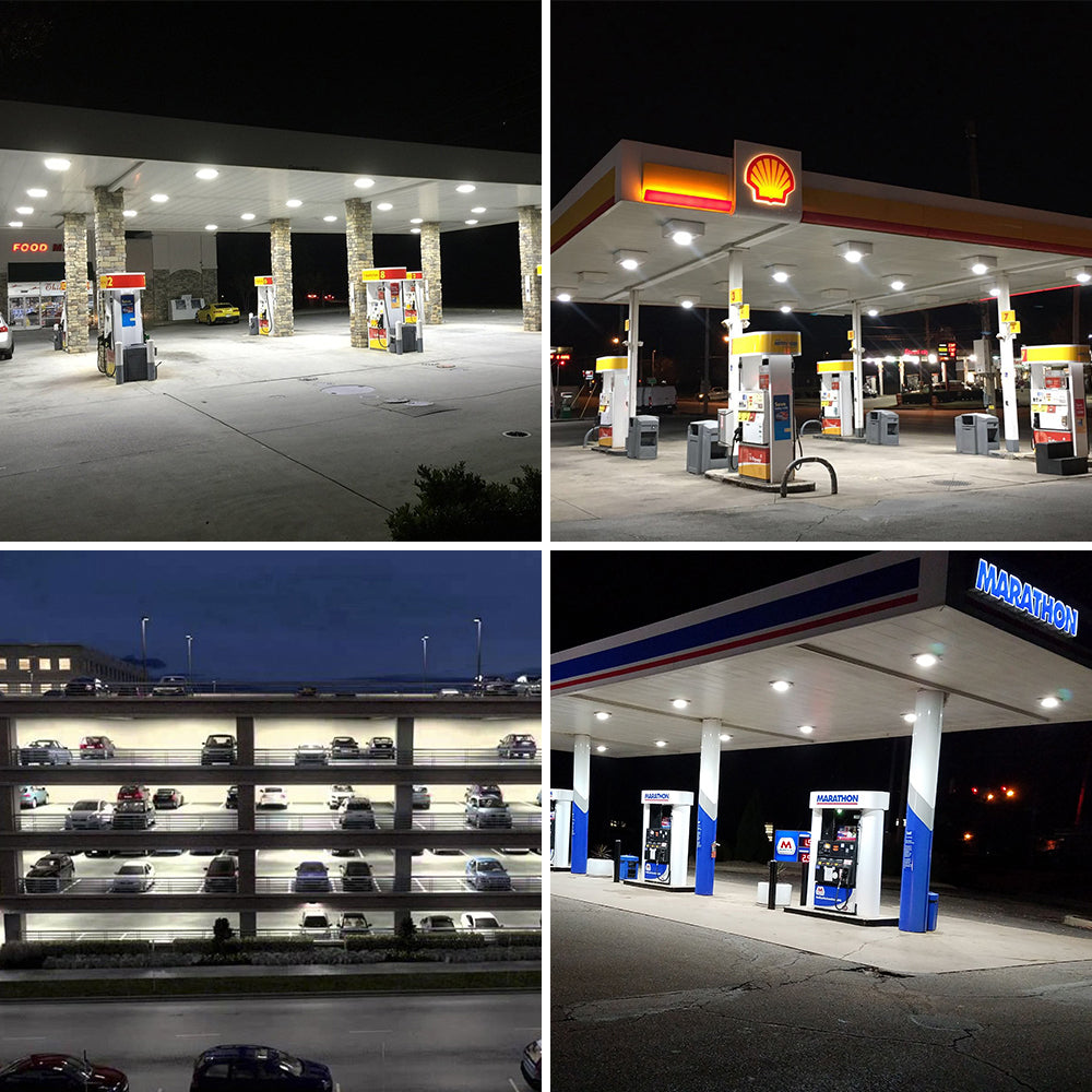 led gas station canopy light