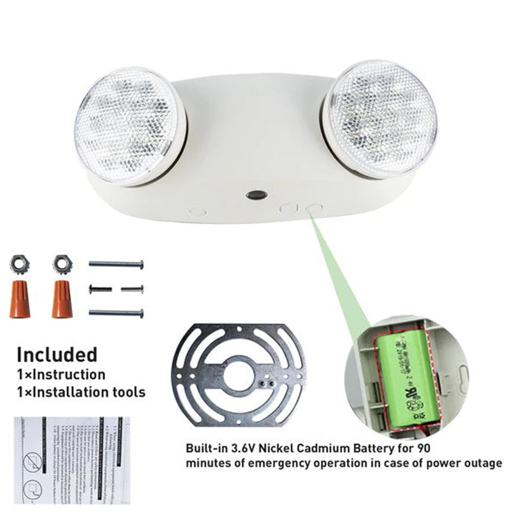 LED Emergency Bug Eye Lights with 90min Battery Backup ChoierLight