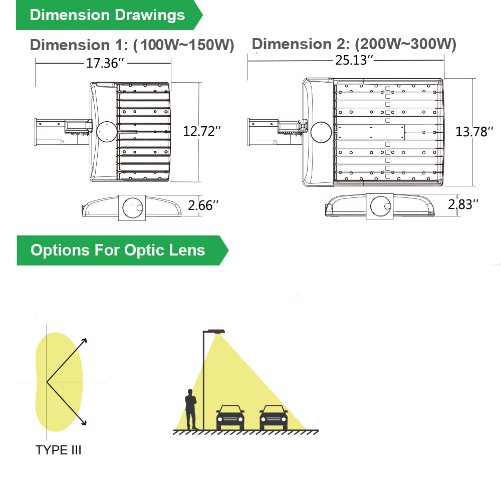 led parking lot light