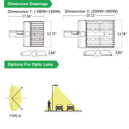 led parking lot light